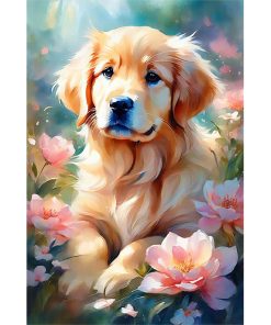 Dog-Paint by Numbers-16x24/40*60cm