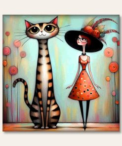Cat Girl-Paint by Numbers