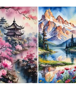 Pavilion-Paint by Numbers-40x70cm
